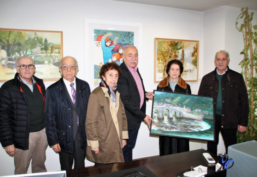 A familia de Modesto Paz Camps agasalla ao Concello de Brión cunha obra do pintor